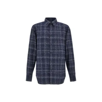 BERLUTI Buttoned Checked Shirt