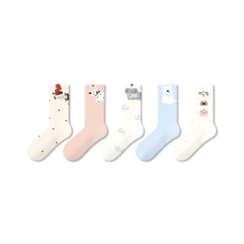 JKN Mid Calf Socks Women's 5 Pack