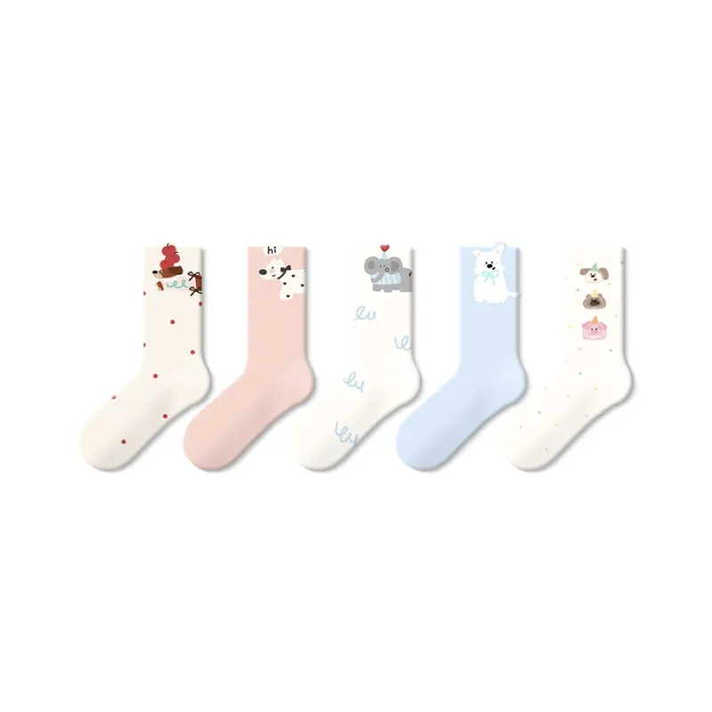 JKN Mid Calf Socks Women's 5 Pack-0