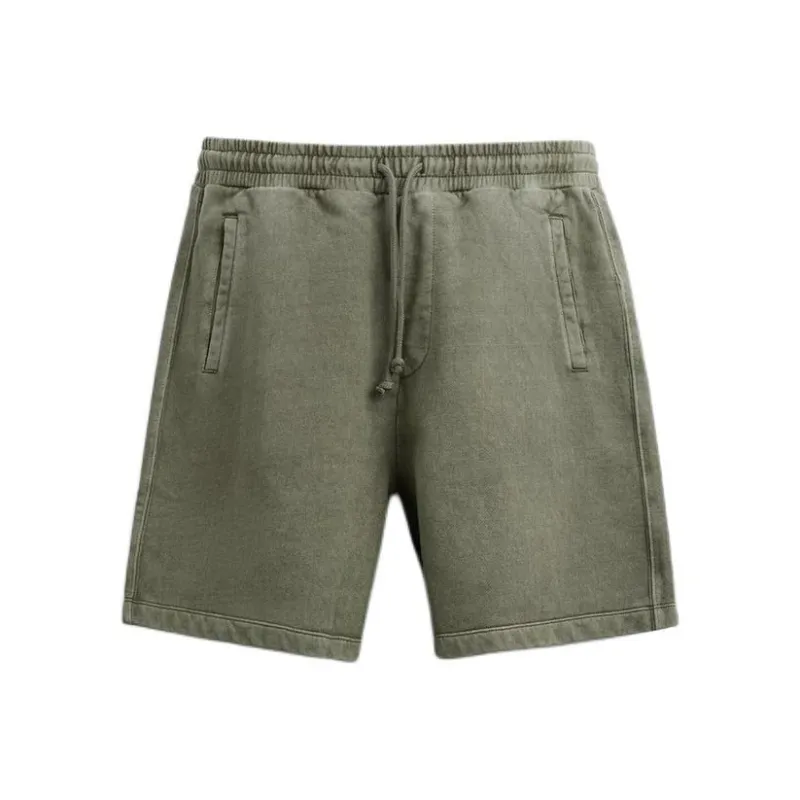 ZARA Casual Shorts Men's Washed Green-0
