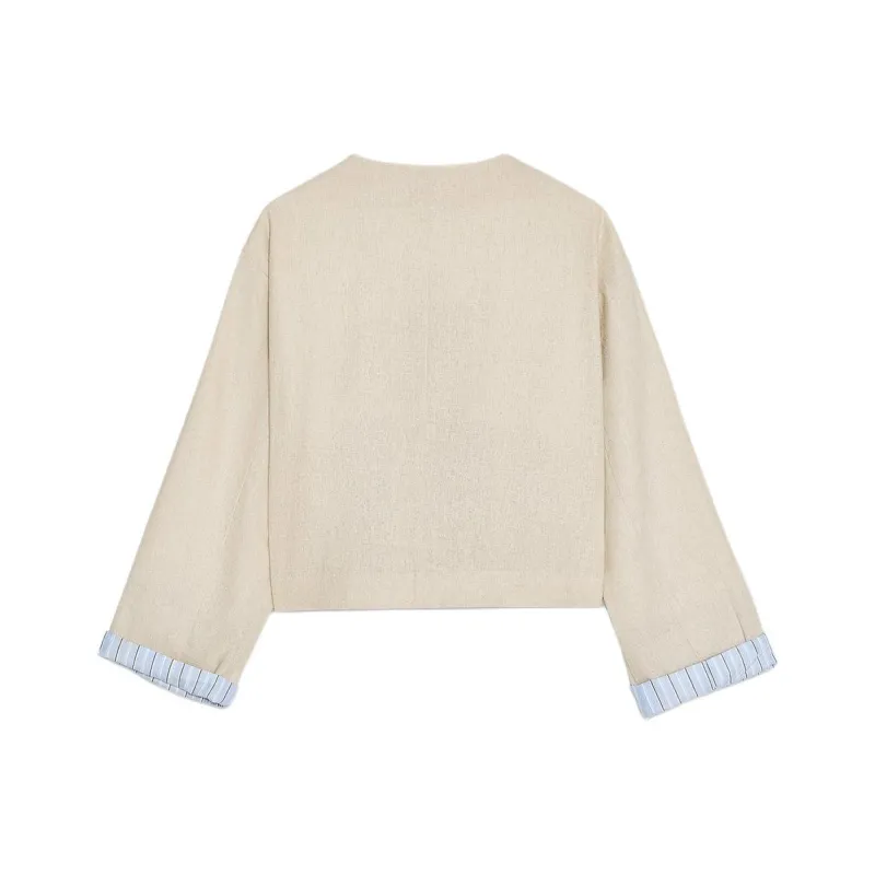 ZARA Jackets & Coats Women's Light Beige-1