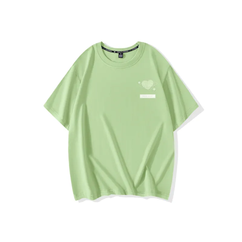 Cotton Drop Shoulder Sleeve T Shirt Women's-14