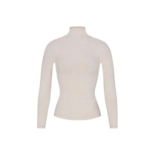 Skims T Shirts Women's Oat/Oatmeal