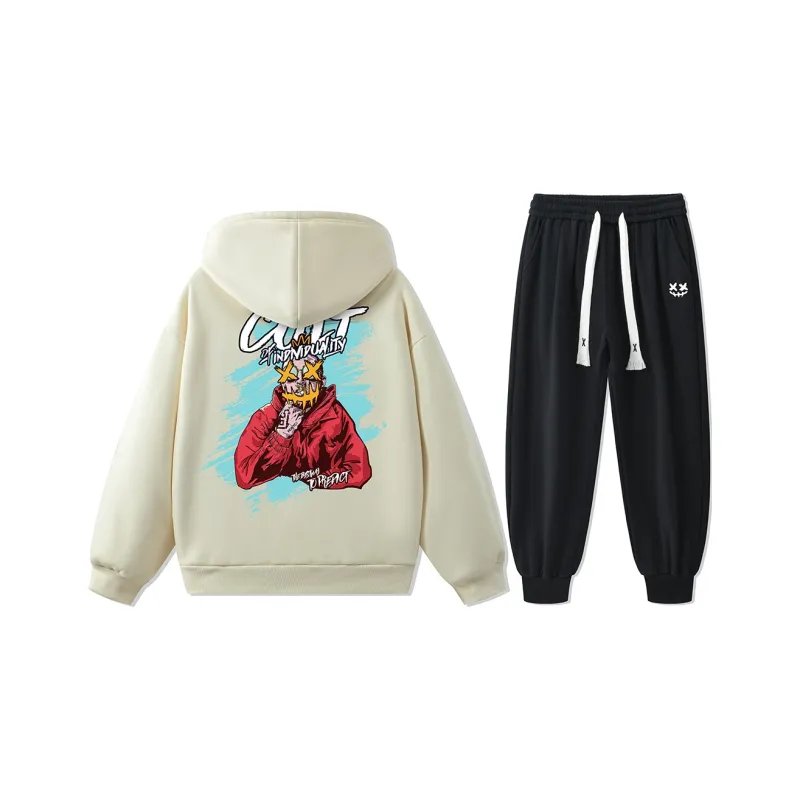 CULT OF INDIVIDUALITY Sweatshirt Set Unisex-11