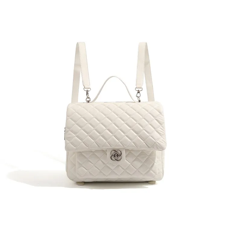 Jade En Plus PU Backpack Regular Women's Milk White/Princess Pink-1