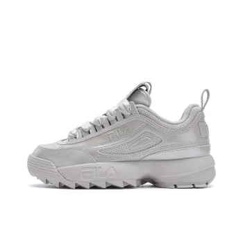 FILA Disruptor 2 Anti Slip Wear Resistant Low Top Casual Shoes Women's Light Gray