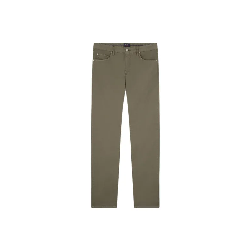 Paul & Shark Yachting Casual Pants Men's Army Green-0
