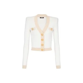 BALMAIN Button front Knitted Cardigan