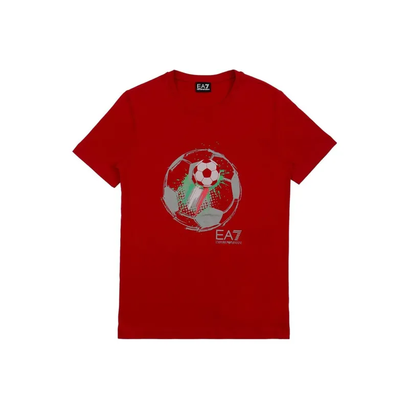 EMPORIO ARMANI EA7 Soccer Jerseys Men Red-0