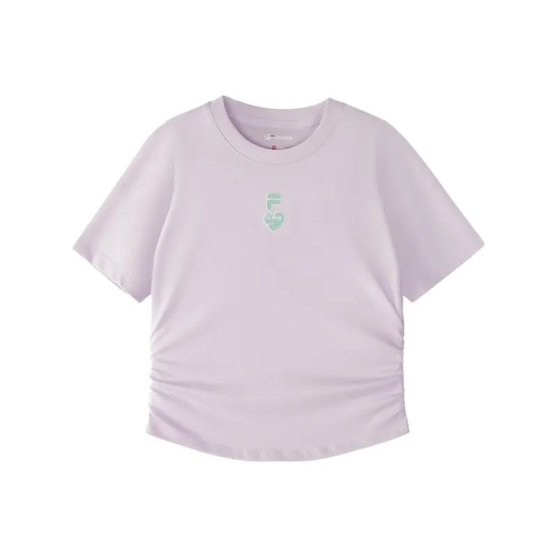 FILA FUSION FOBFUSION LIFE T Shirt Women's Lavender Butterfly-0