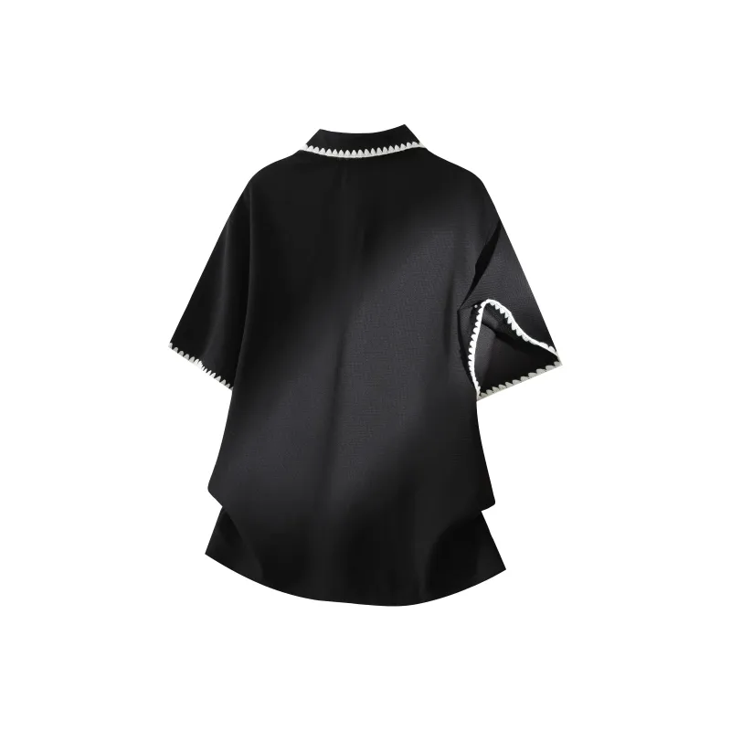OGEK T Shirt Unisex White Comes With Brooch-3