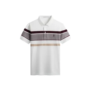 Dance With Wolves Polo Shirt Men's Raw White