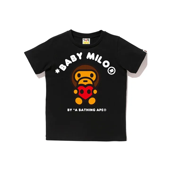 Bape Valentine Heart Baby Milo Tee White-1