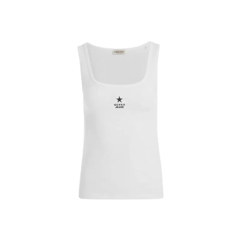 GUESS Tank Tops Women's White-0