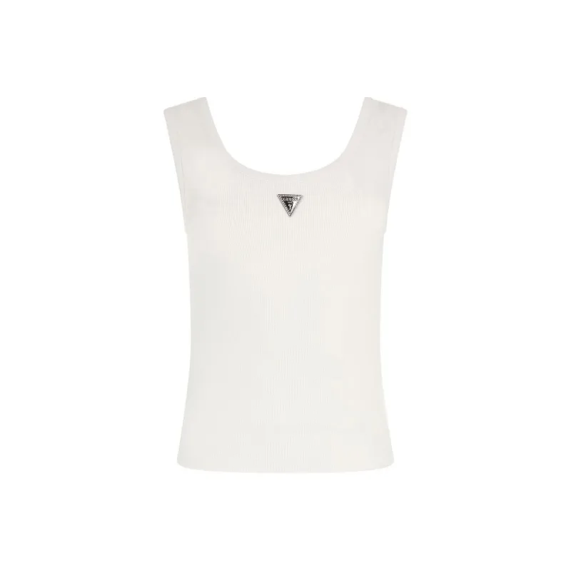 GUESS Tank Tops Women's White-0