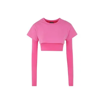 Jacquemus Crop Tops Women's Pink