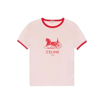 CELINE T Shirts Women's Ivory