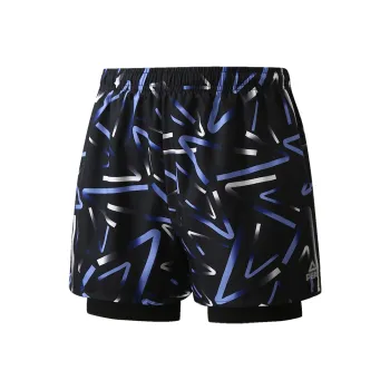 PEAK Casual Shorts Men's Black Blue