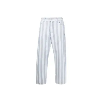 Sunnei Belli Fuori Striped Wide leg Jeans