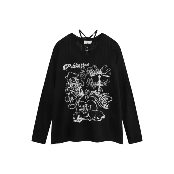 Flowers In Water Raglan Sleeve T Shirt Women's