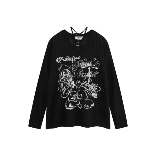 Flowers In Water Raglan Sleeve T Shirt Women's