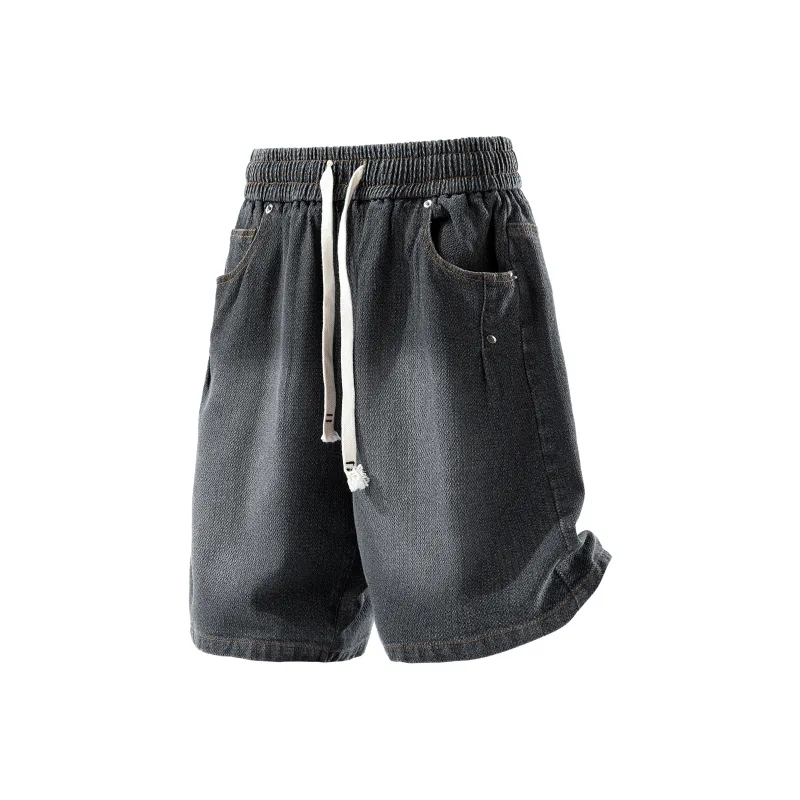 HOZZS Denim Shorts Unisex-0