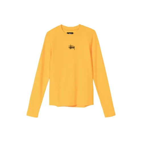 Stussy Baby Rib Long Sleeve Tee 'Black'
