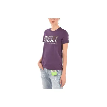 DIESEL T-Shirts Women's Purple