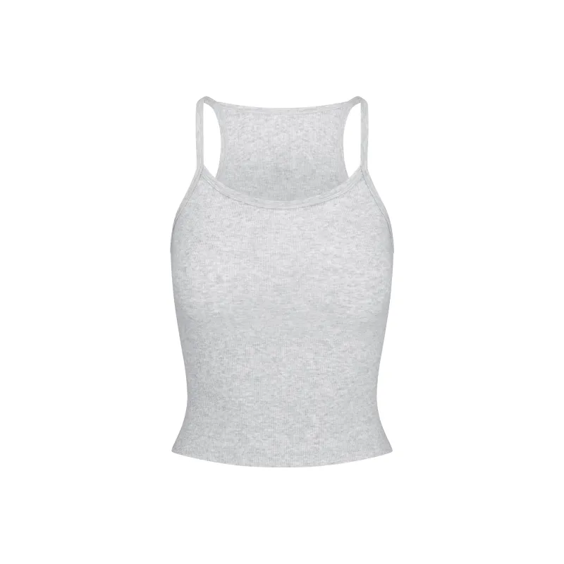 SKIMS Tank Tops Women's LIGHT HEATHER GREY/Light Heather Gray-0