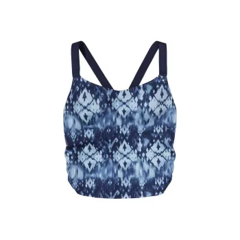 Victoria's Secret Tank Tops Women's Dark Blue Print