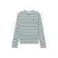 H5I/Green White/Dark Blue Stripes