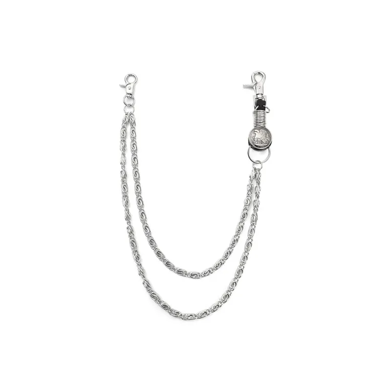 CHRROTA Metal Pants Chains Men's-0