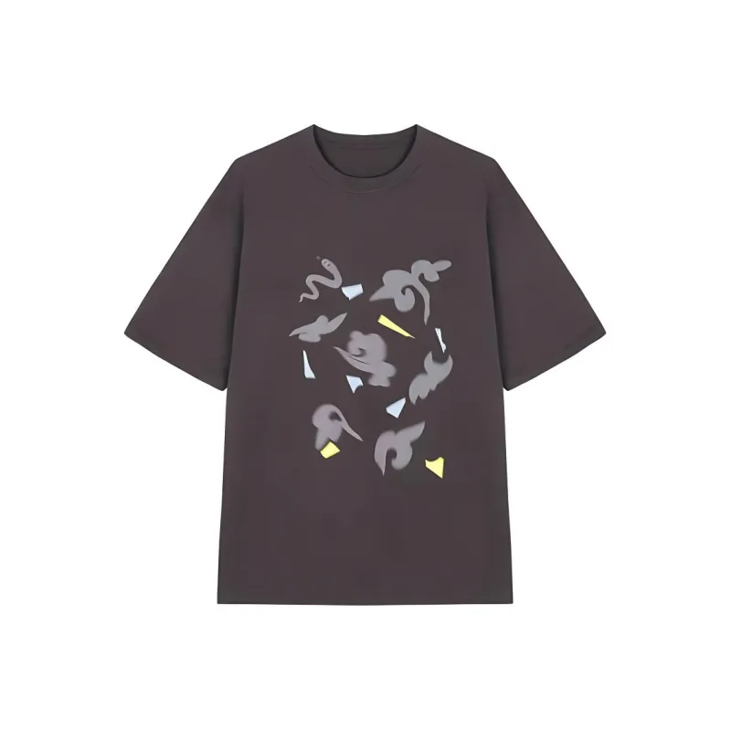 Jiangnan Commoner Snake Year Collection T Shirt Women's-0