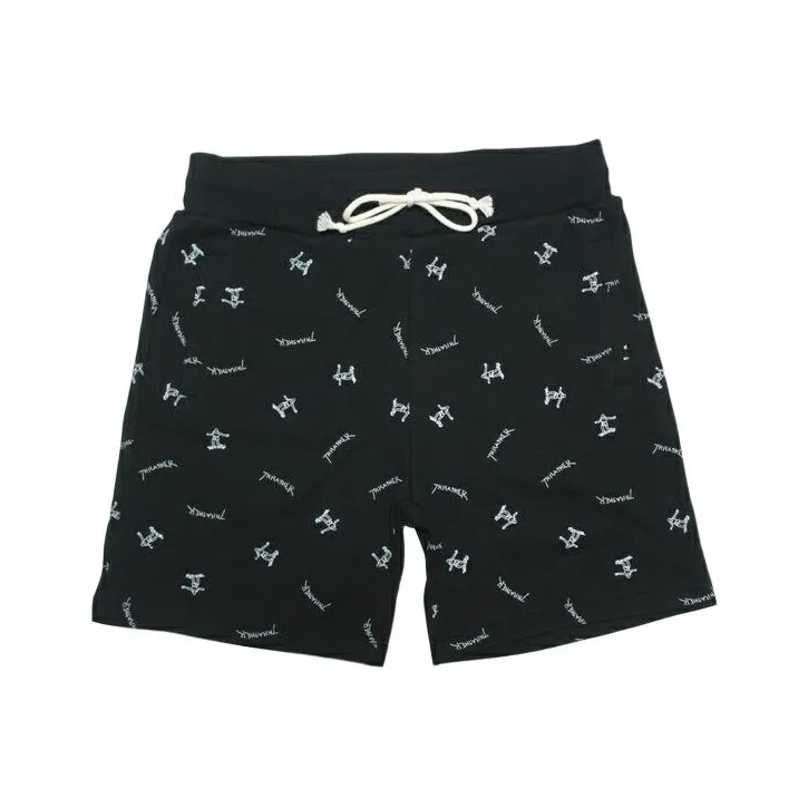 Thrasher Casual Shorts Japan Version Unisex Black-0