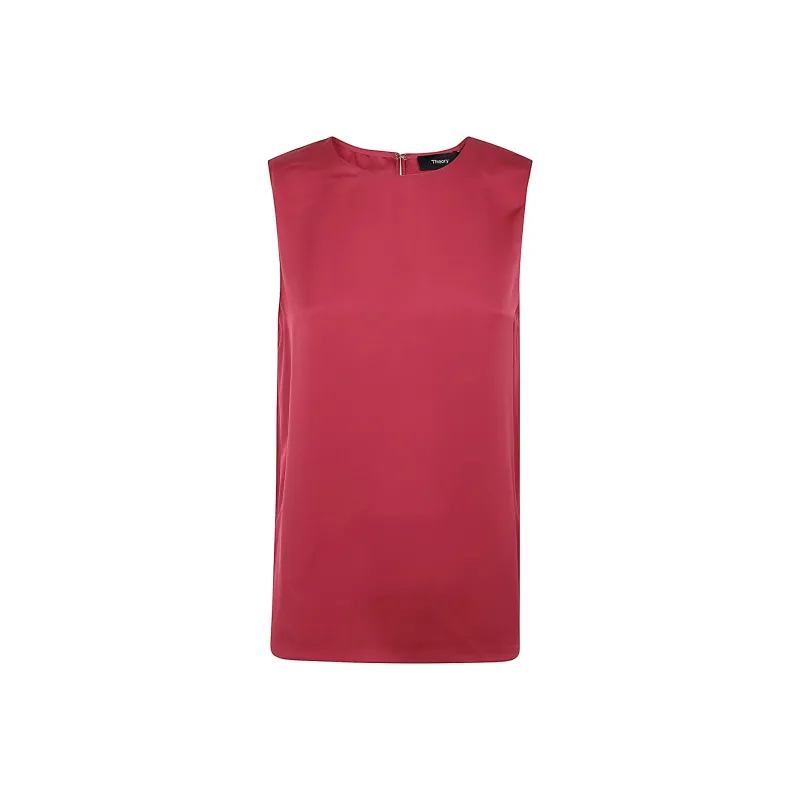 THEORY Crewneck Sleeveless Top-0
