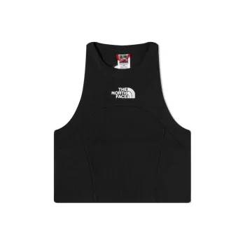 THE NORTH FACE Logo Embroidered Cropped Top