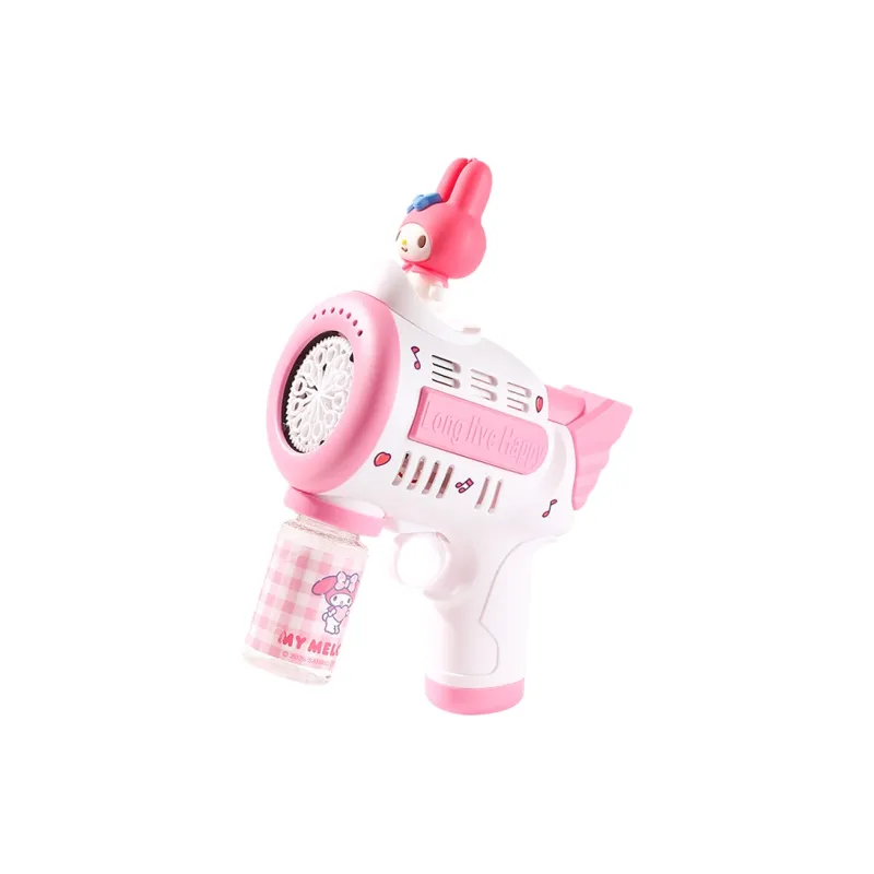 Sanrio Hello Kitty, Kuromi, My Melody, Cinnamoroll Handheld Multi Hole My Melody Kuromi Hello Kitty Bubble Machines-5