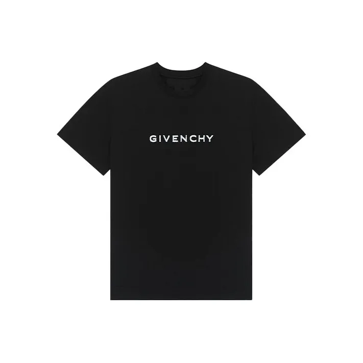 Givenchy Fitted Short Sleeve T Shirt 'Black'-0