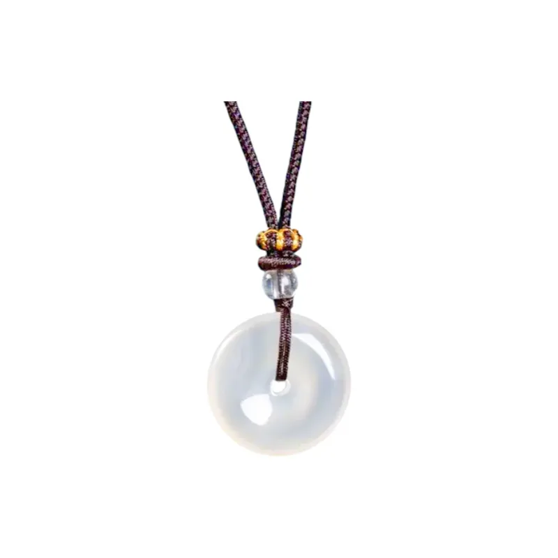 Ancient Jewelry Chalcedony Necklaces Unisex-0