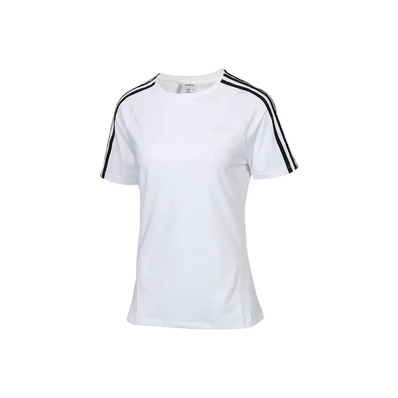 Adidas Raglan Sleeve T-Shirt Women's White-0