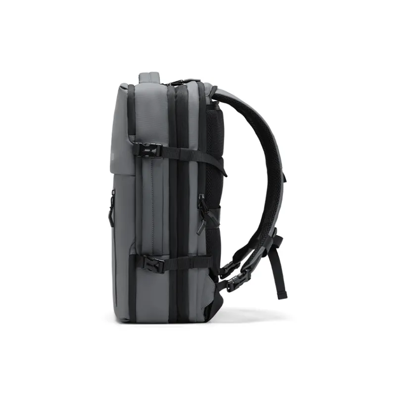 HLA Polyester Computer Luggage Bag, Travel Bag, Backpack Large Size Men's Black/Gray-11