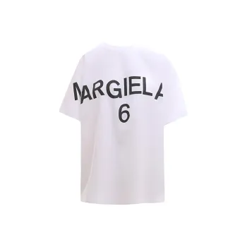 MM6 Maison Margiela Logo print Short sleeved T shirt