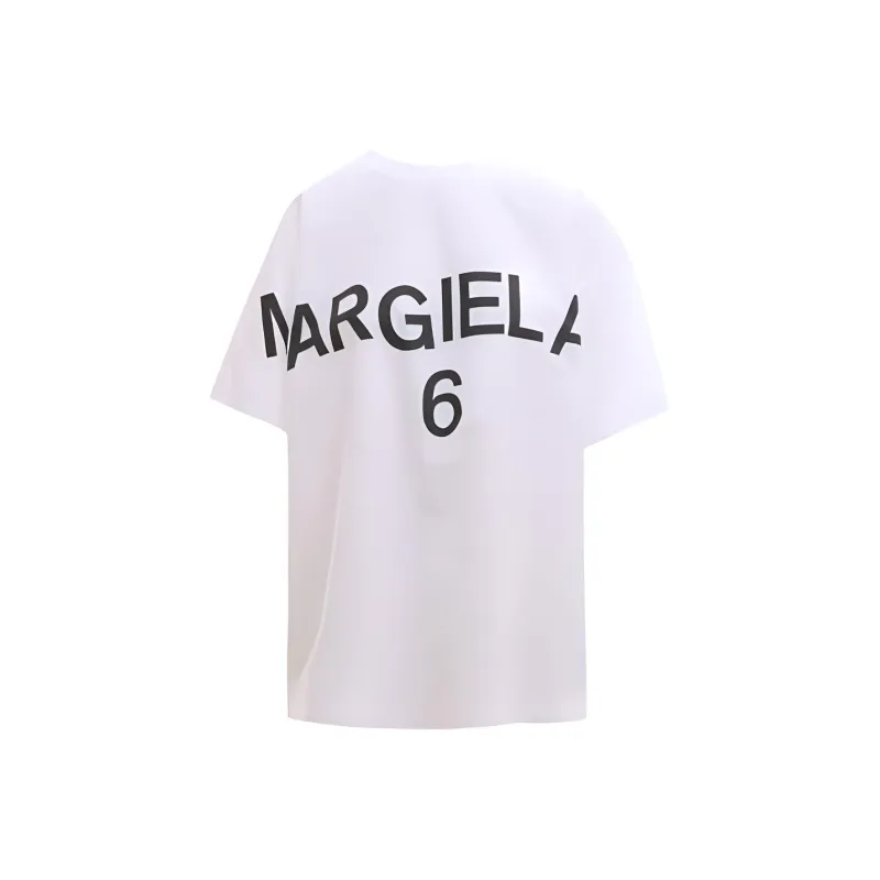 MM6 Maison Margiela Logo print Short sleeved T shirt-0