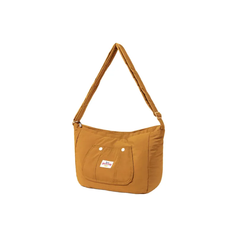 Lee Fabric Cloud Bag, Shoulder Bag Large Size Women's Navy Blue/Ecru/Ginger Yellow-5