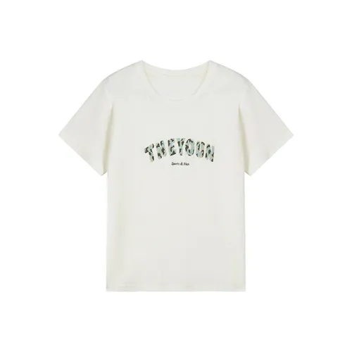 C.3000 T-Shirt Women's Milk White