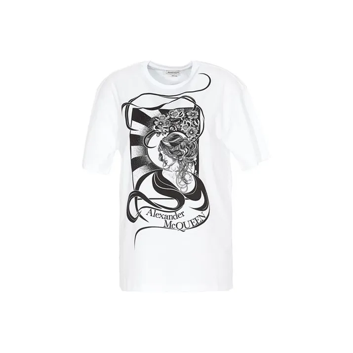 McQ Alexander McQueen T Shirts Women's White-0