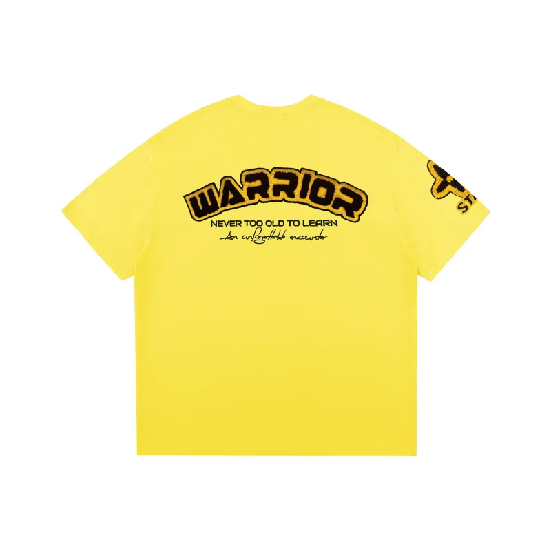 Warrior T Shirt Women's Light Yellow-1