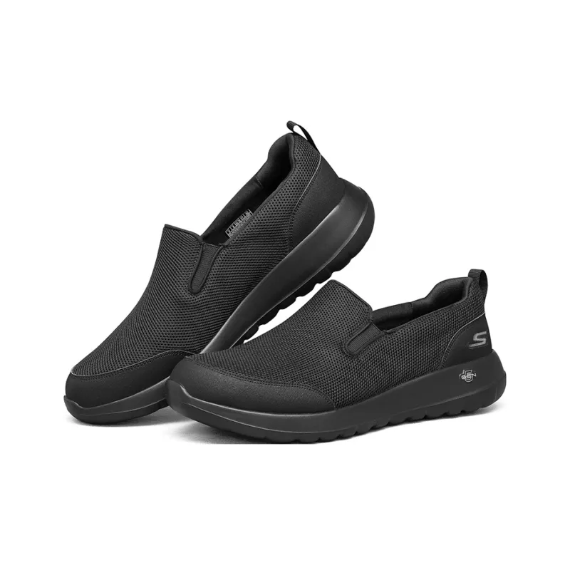 Skechers Go Walk Max Clinched 'Pure Black'-2