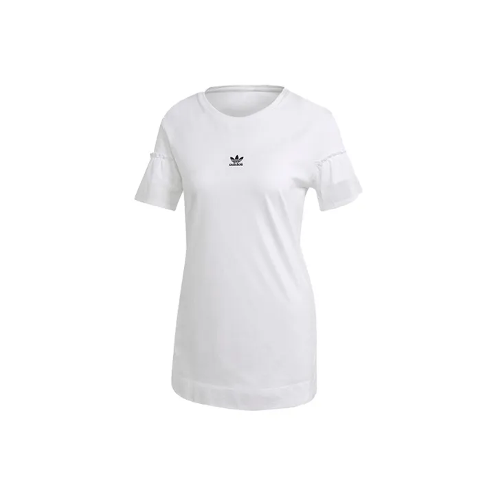 Adidas Originals Tulle T Shirts Women's White-0