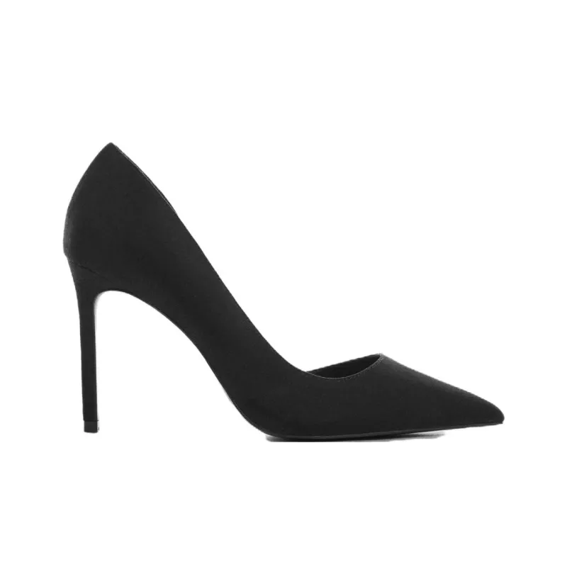 MANGO Party And Ceremony Slim Heel High Heels 10cm Women's Black-1